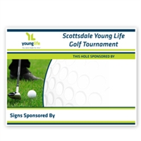 Golf Hole Sponsor Sign (Custom)
