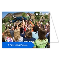 Notes - A Party with a Purpose (blue)  (Pkg: 25)